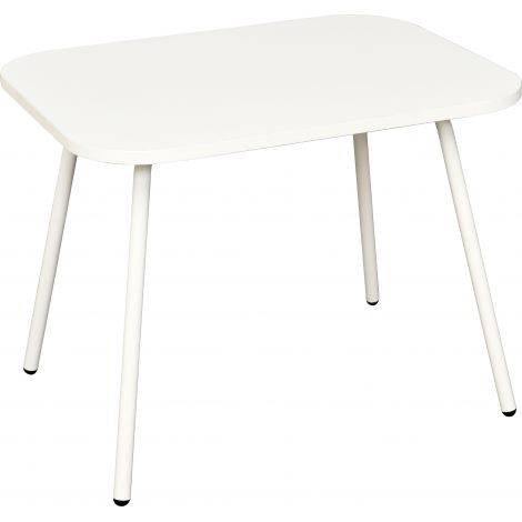 Masa mica alba 65x50x50 low pentru sala de relaxare, asteptare, gradinita si scoala - imagine 6